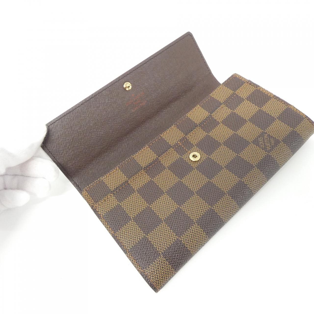 LOUIS VUITTON Damier Pochette Porte Monet Credit N61724 Wallet