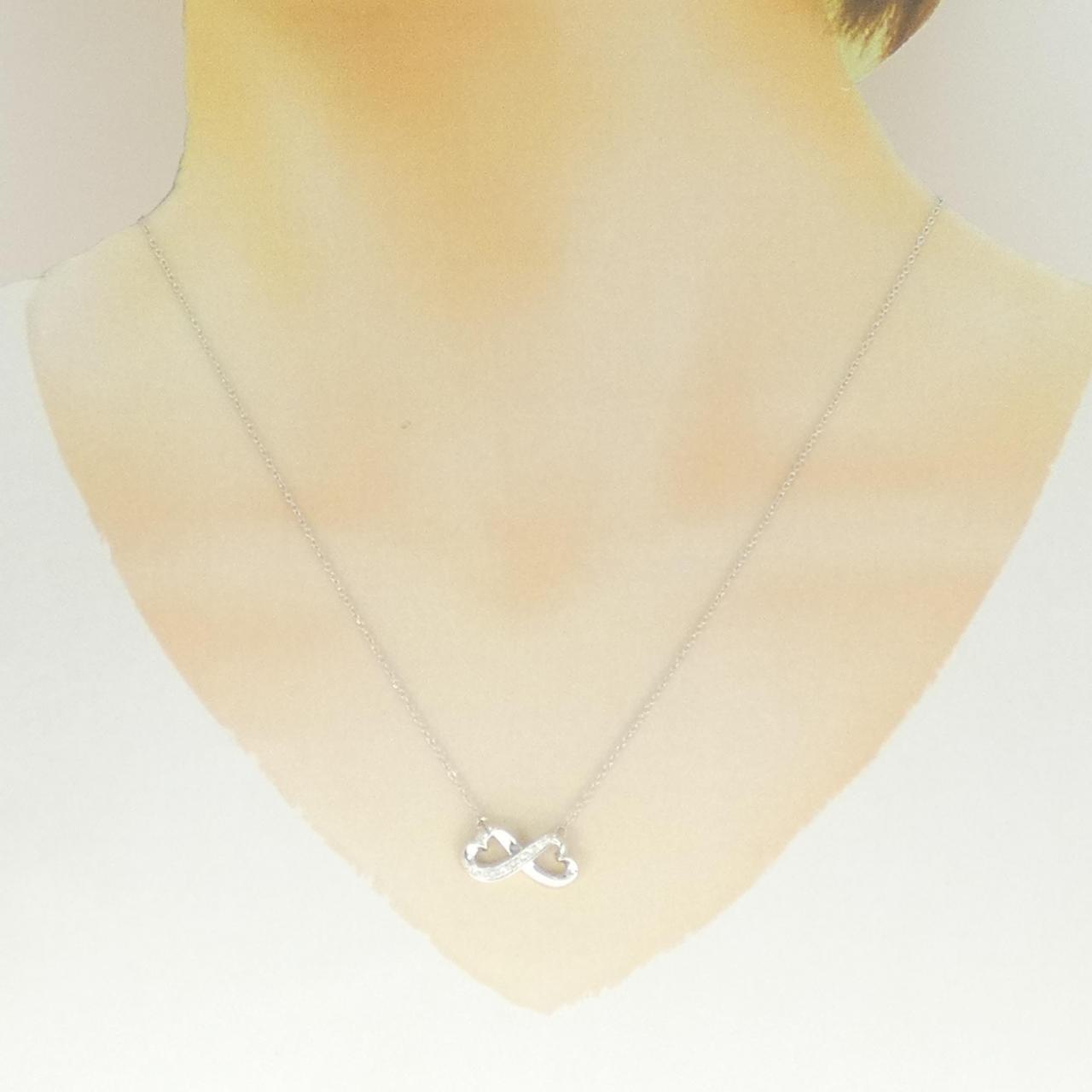 ティファニー ダブルラビングハート ネックレス