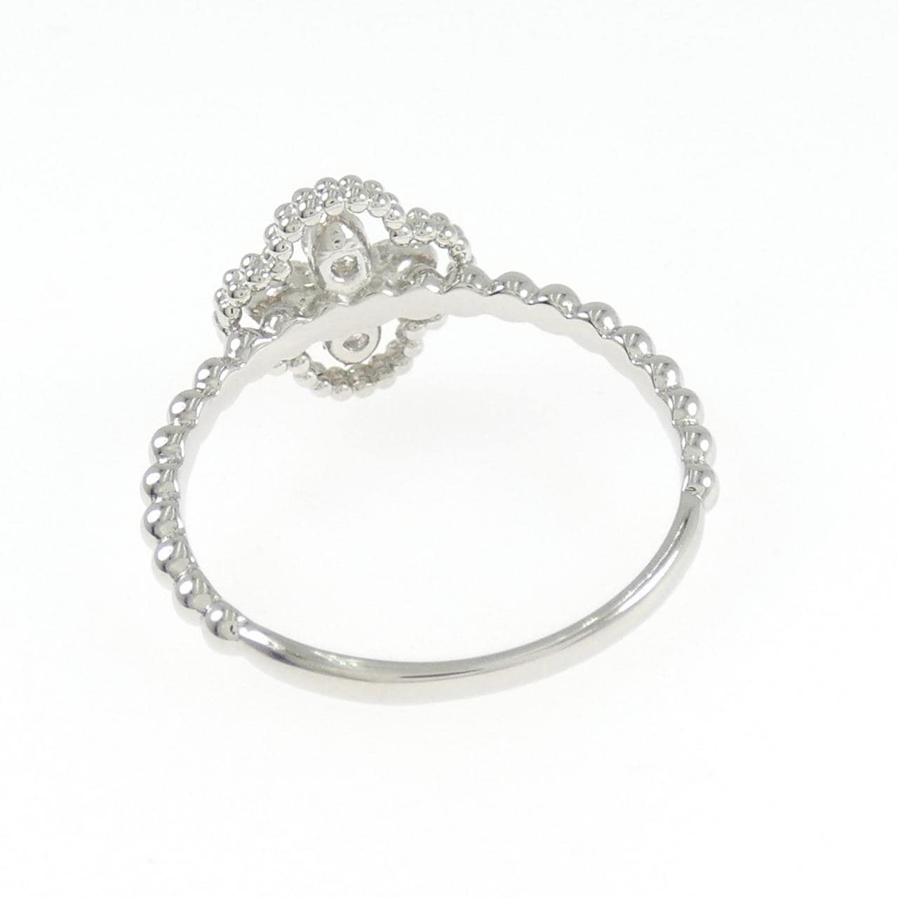 PT900 フラワー ピンクダイヤモンド リング 0.02CT