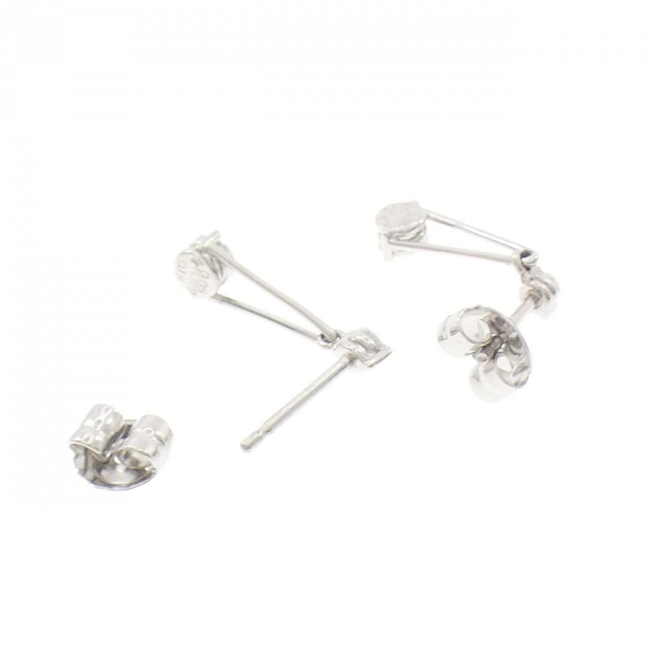 ギンザ タナカ ダイヤモンド ピアス 0.46CT