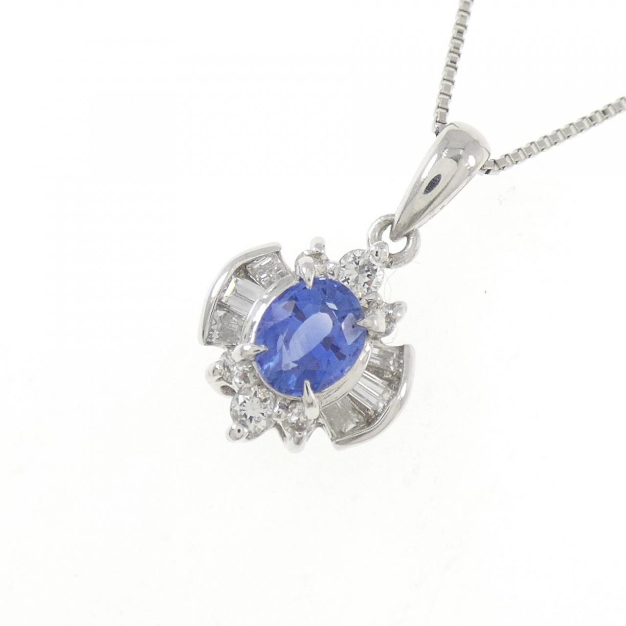 PT850 サファイヤ ネックレス 0.63CT
