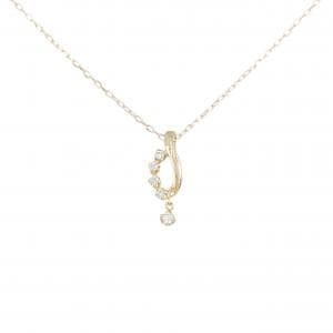 K18PG ダイヤモンド ネックレス 0.08CT
