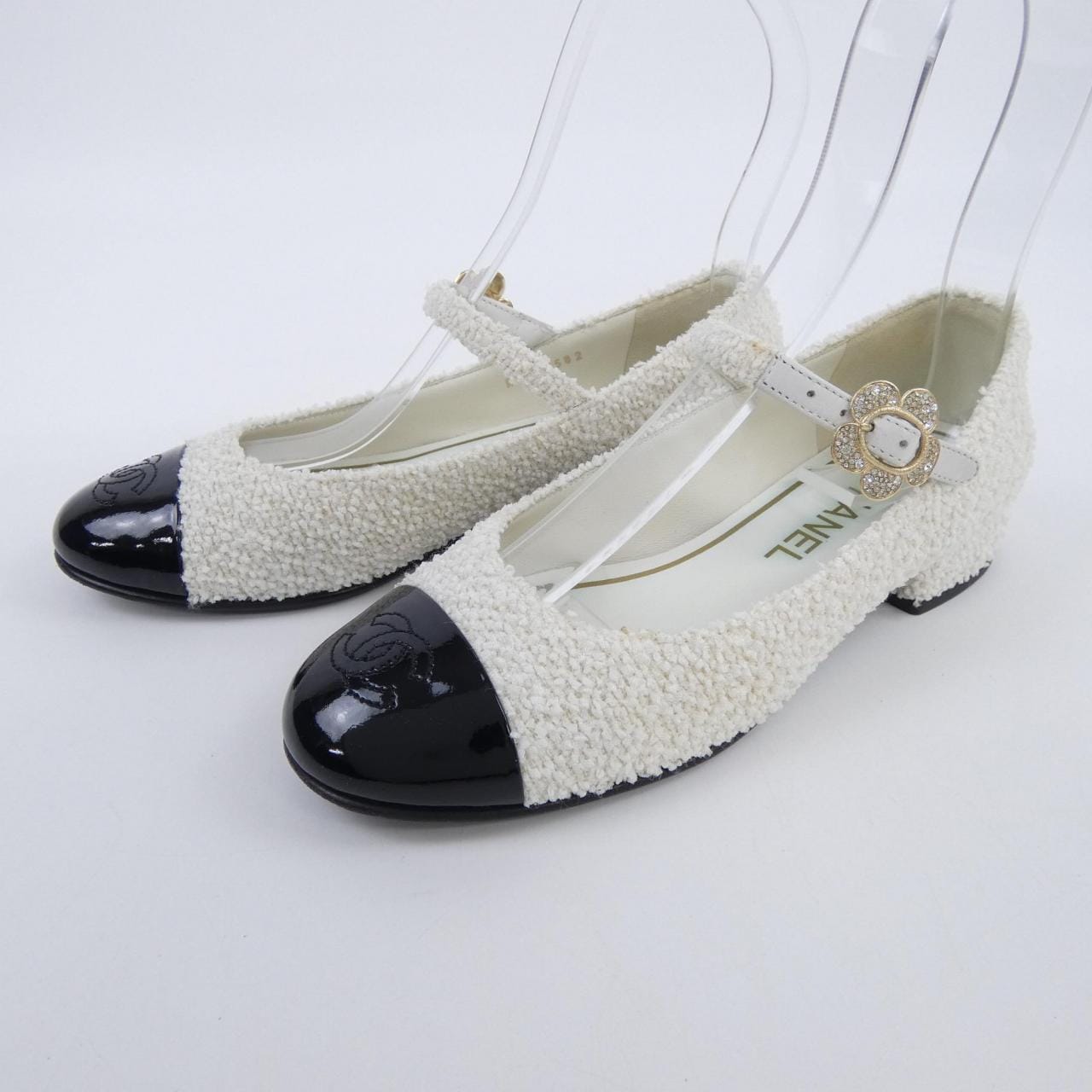 シャネル CHANEL メリージェーン MARY JANES G39582Y56215 フラットシューズ