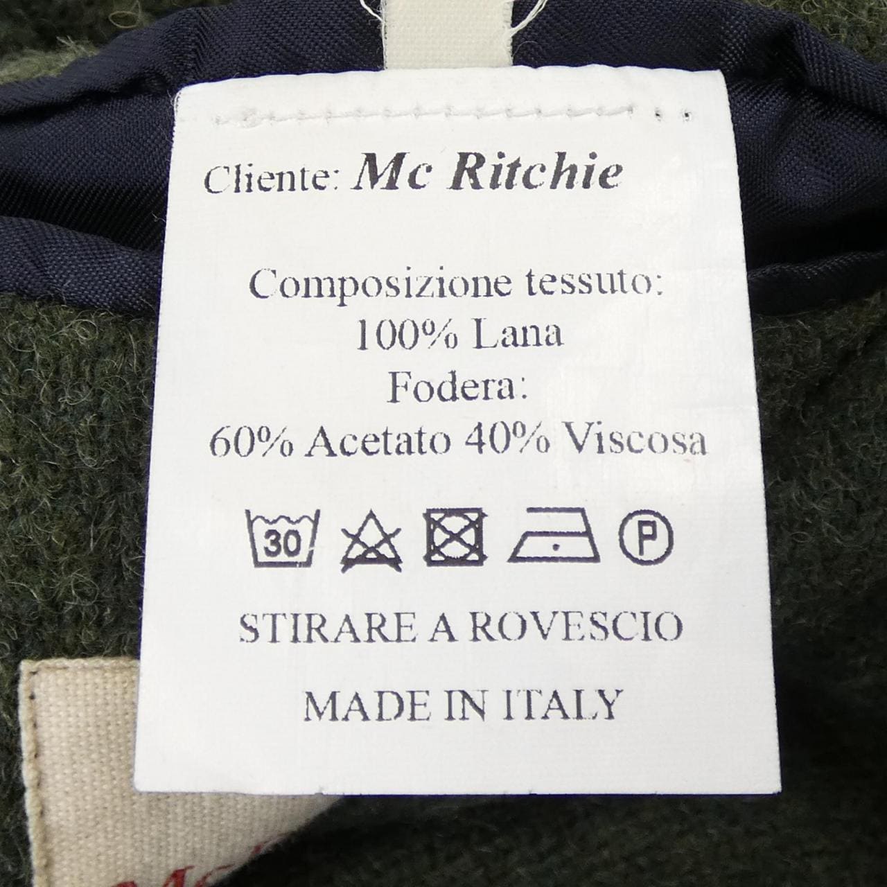 マックリッチ McRitchie ジャケット