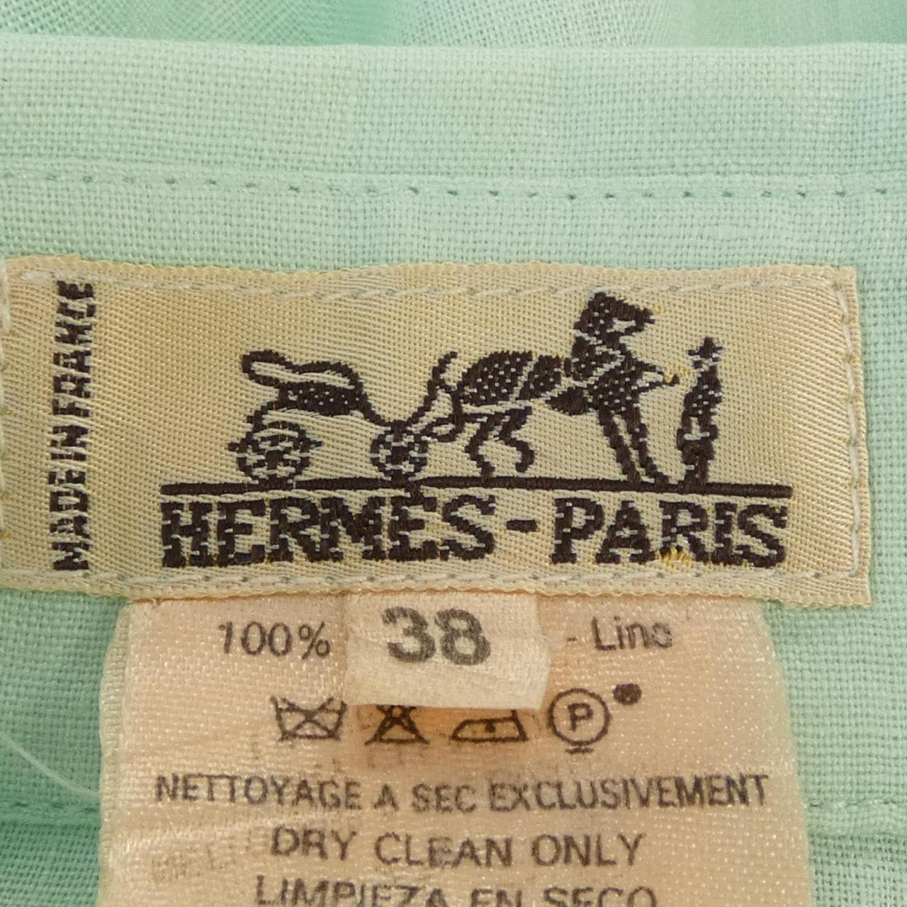 【ヴィンテージ】エルメス HERMES カレーシュ CALECHE シャツ