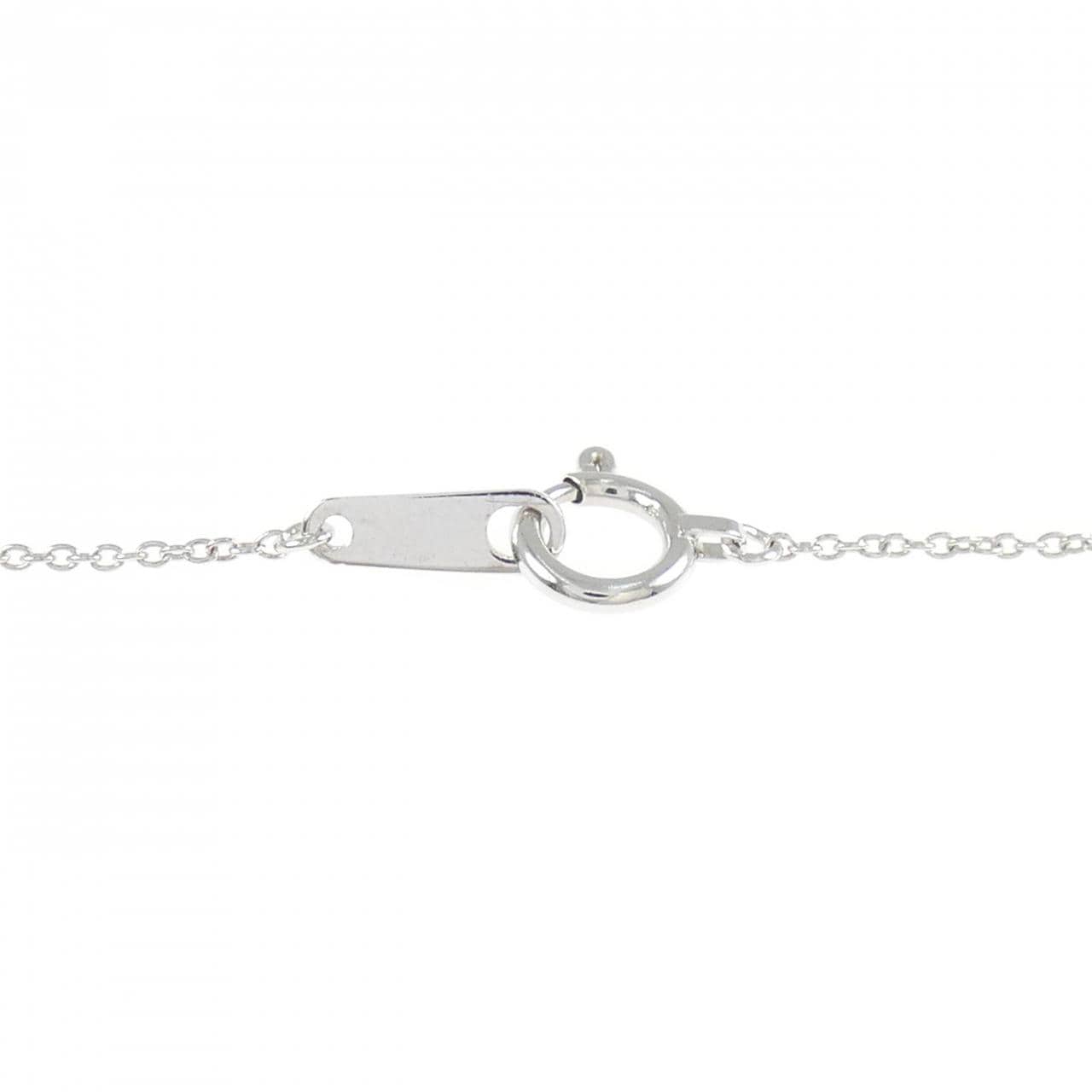 K18WG ダイヤモンド ネックレス 0.14CT