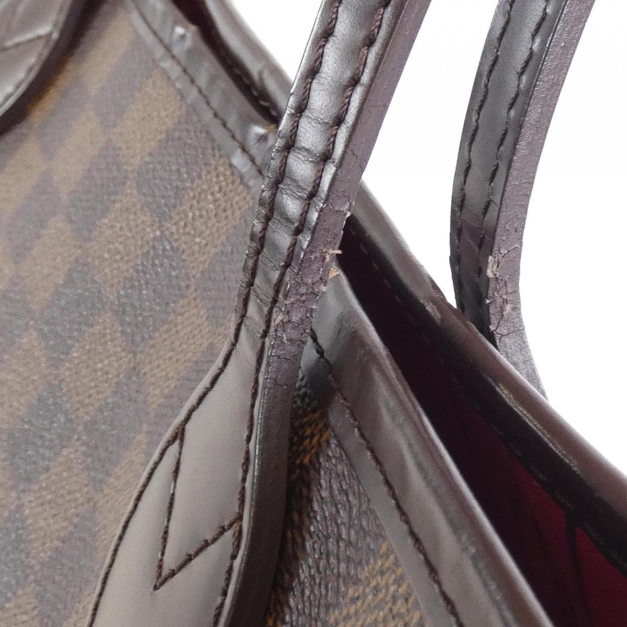 LOUIS VUITTON Damier Neverfull 中號包 N51105