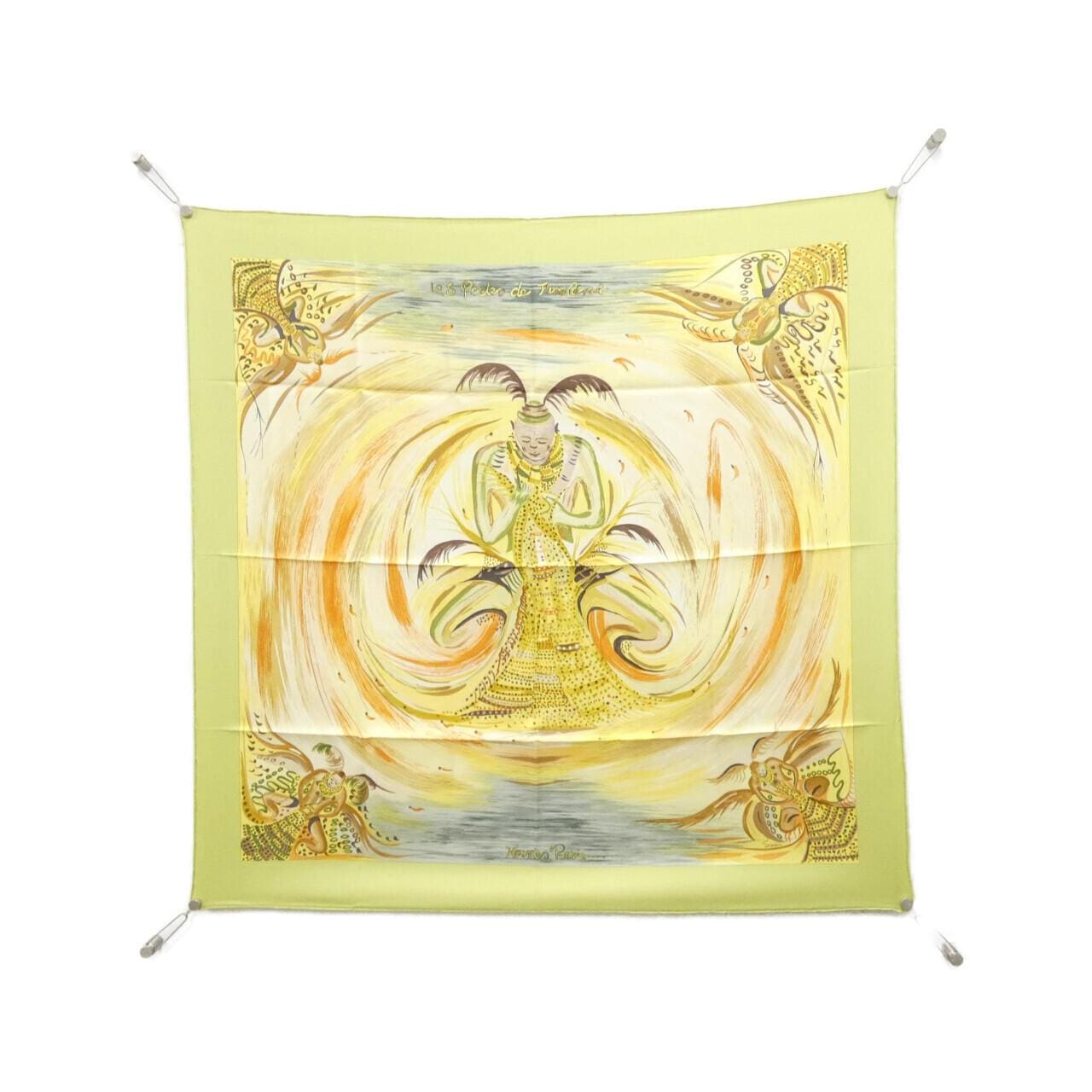 エルメス PERLES DU TURKANA カレ スカーフ