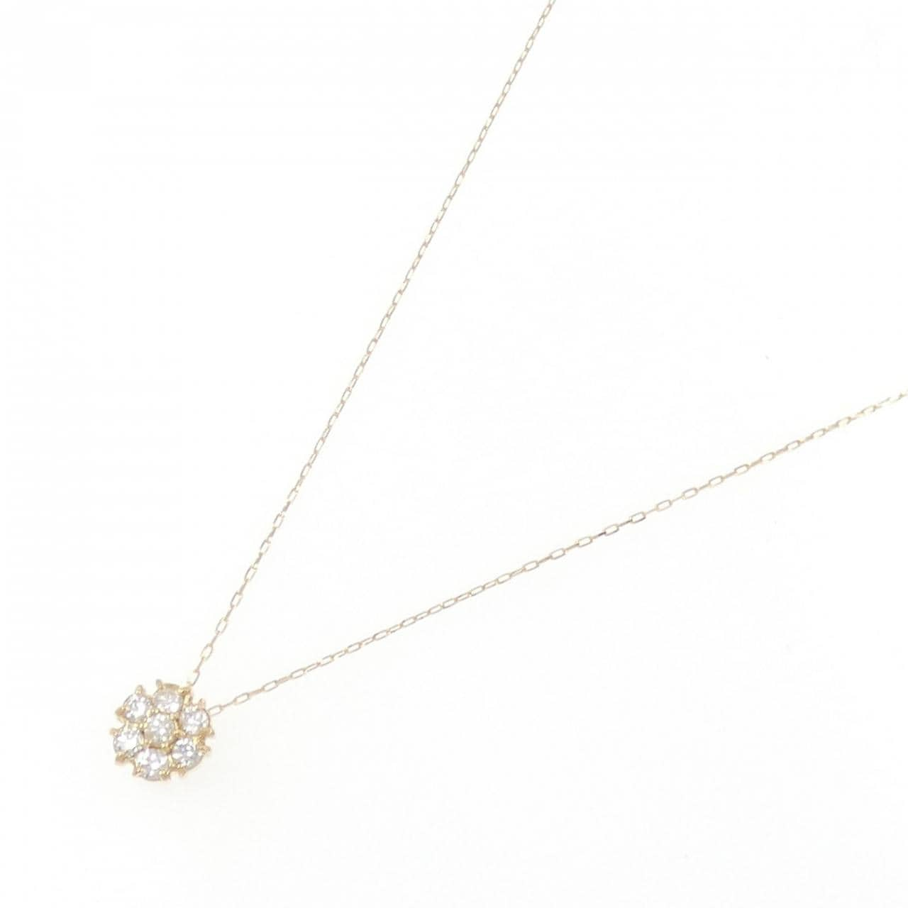 [BRAND NEW] K18YG Diamond necklace 0.20CT