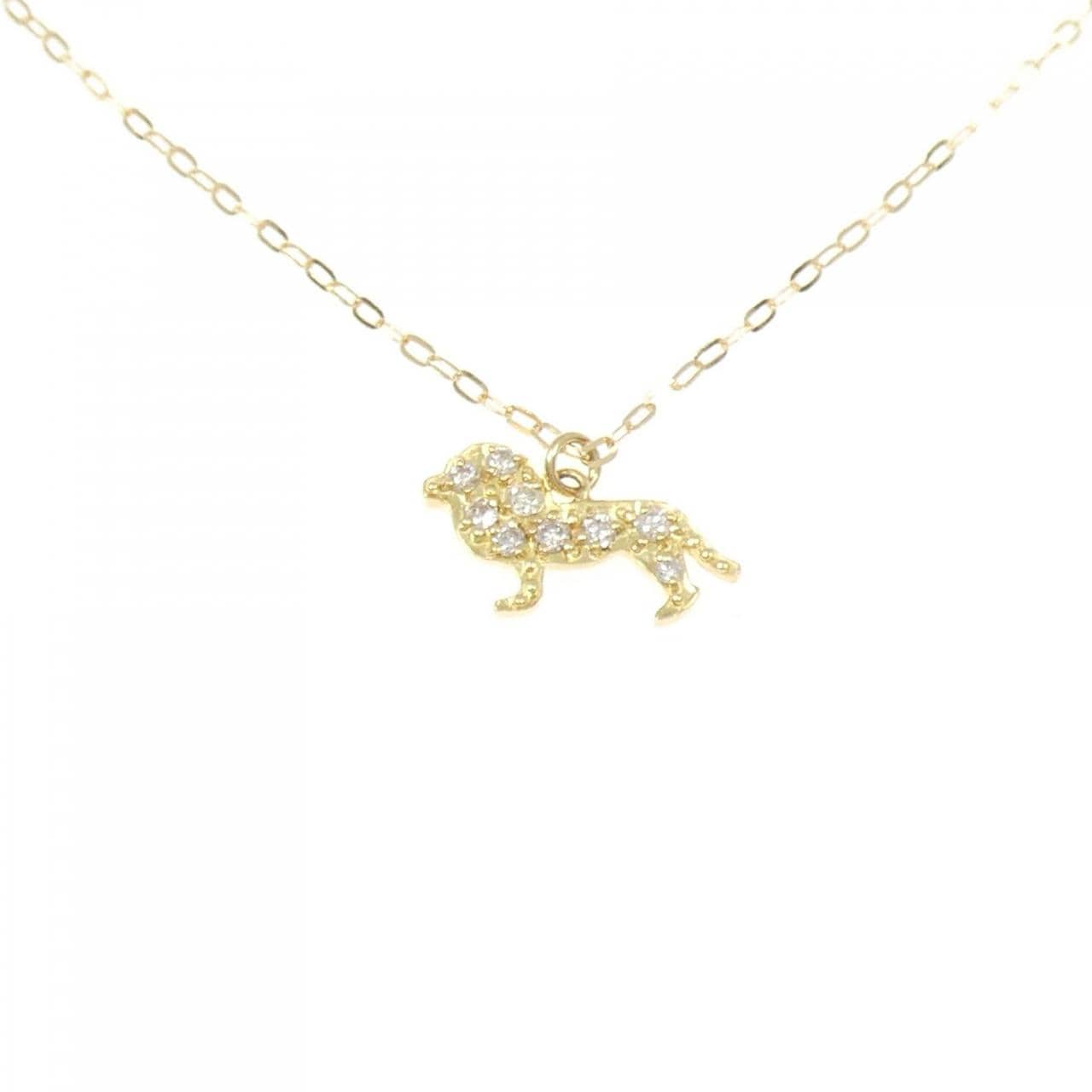 【新品】K18YG ダイヤモンド ネックレス 0.08CT