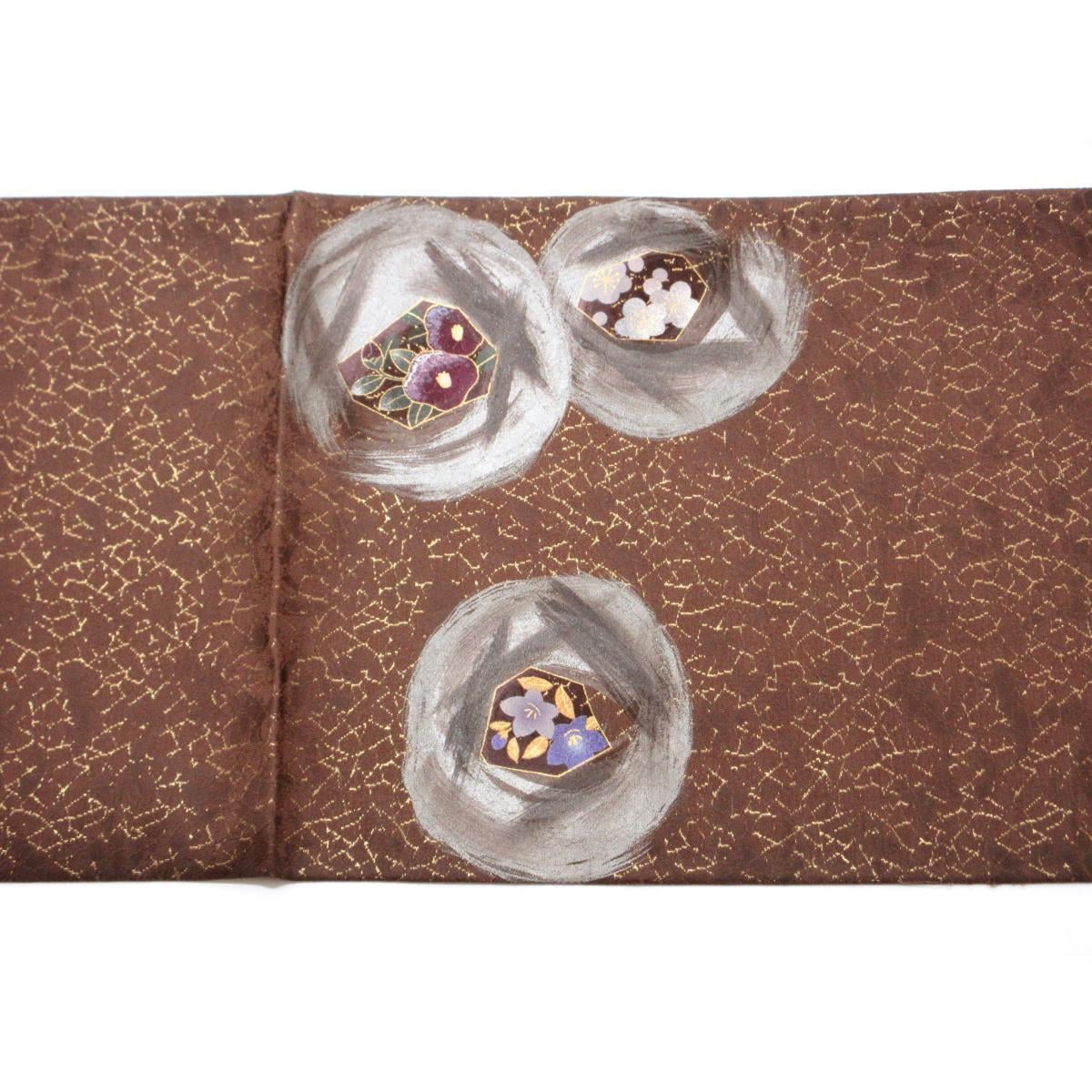 【未使用品】袋帯　友禅金彩加工