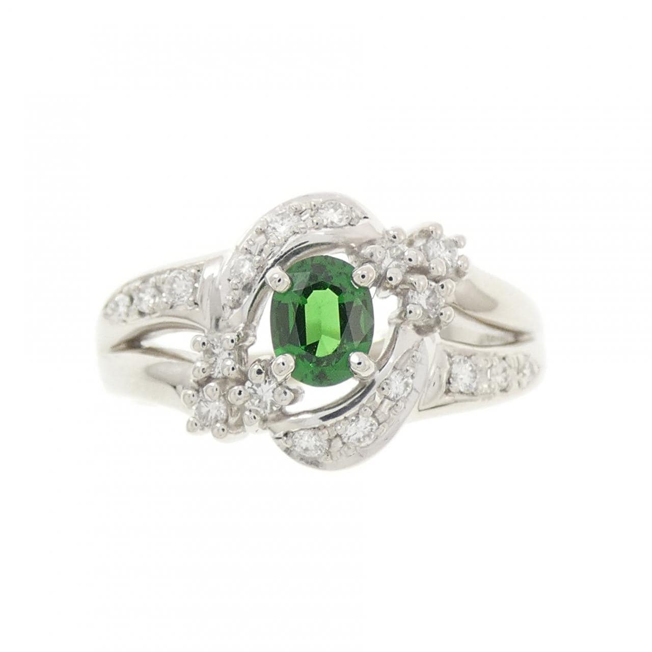 タサキ ガーネット リング 0.35CT