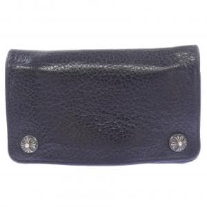 CHROME HEARTS 1-Zip Black Wallet 2246 304 0010 0200