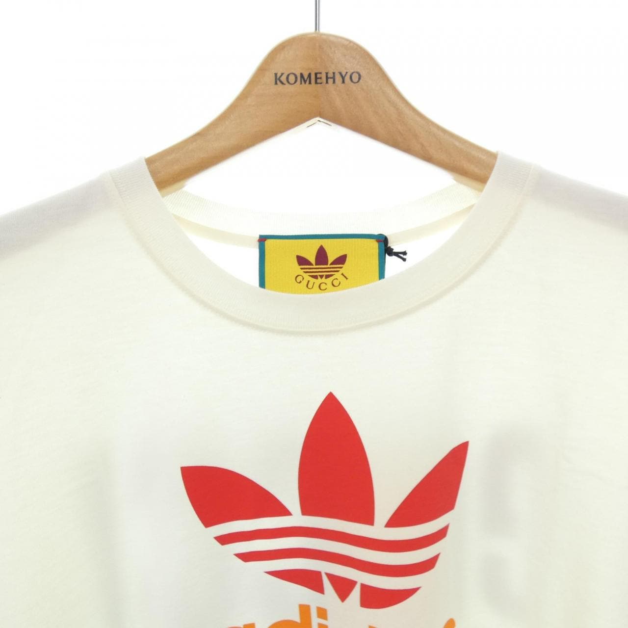 グッチ GUCCI ADIDAS コットンジャージーTシャツ 717422 XJEXJ Tシャツ