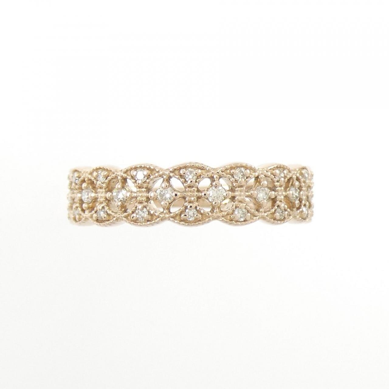 K18PG Diamond ring