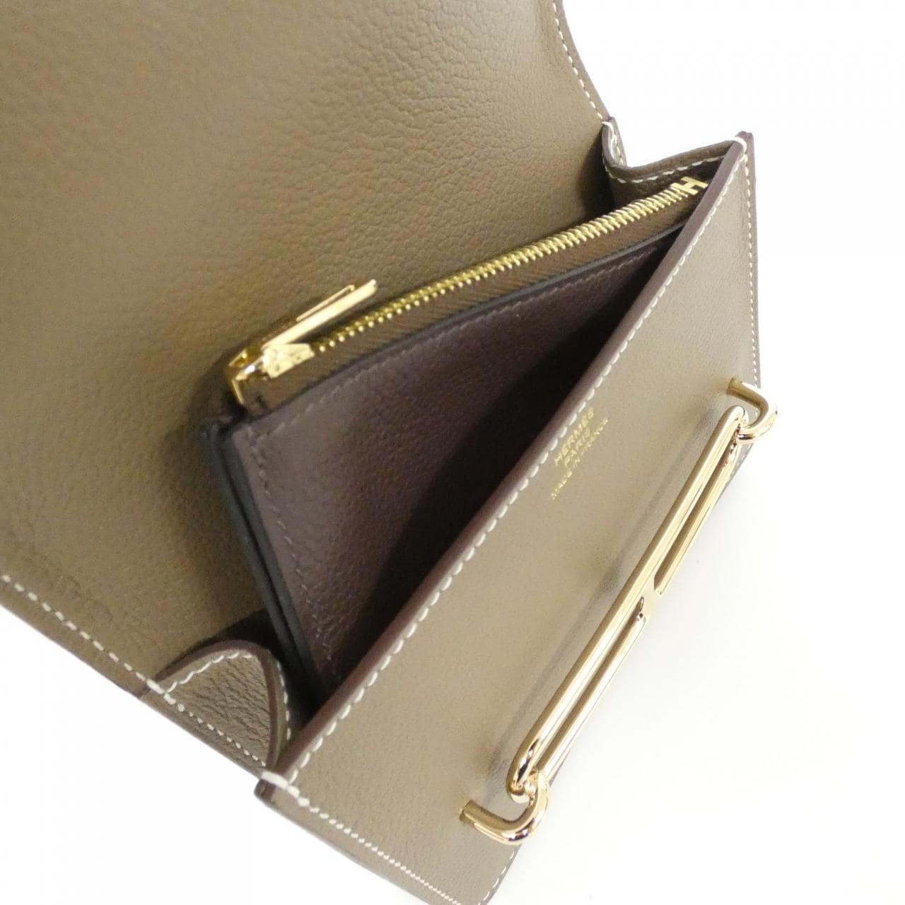 【未使用品】エルメス ルリ スリム バイカラー 082212CP 財布