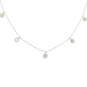 K18WG ダイヤモンド ネックレス 1.053CT