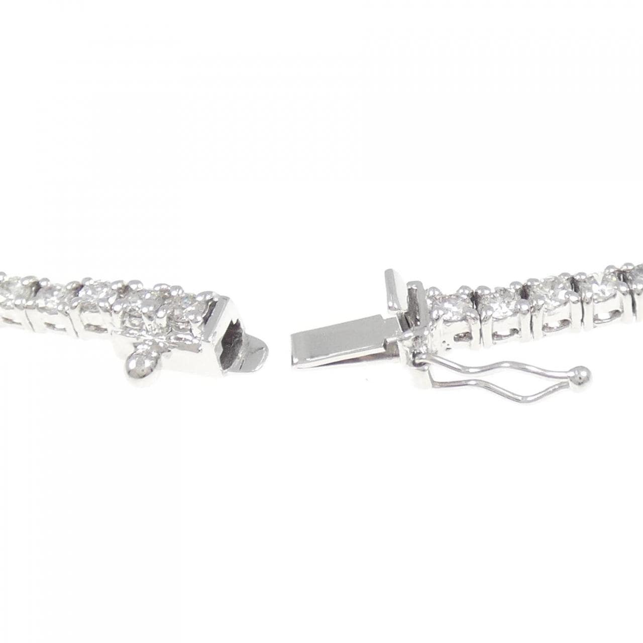 K18WG ダイヤモンド ネックレス 5.68CT