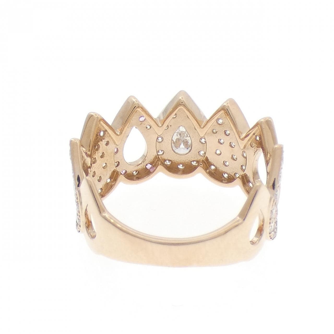 K18PG カラーストーン リング