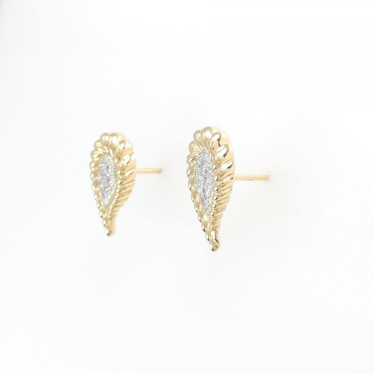 K18YG/K18WG Diamond earrings