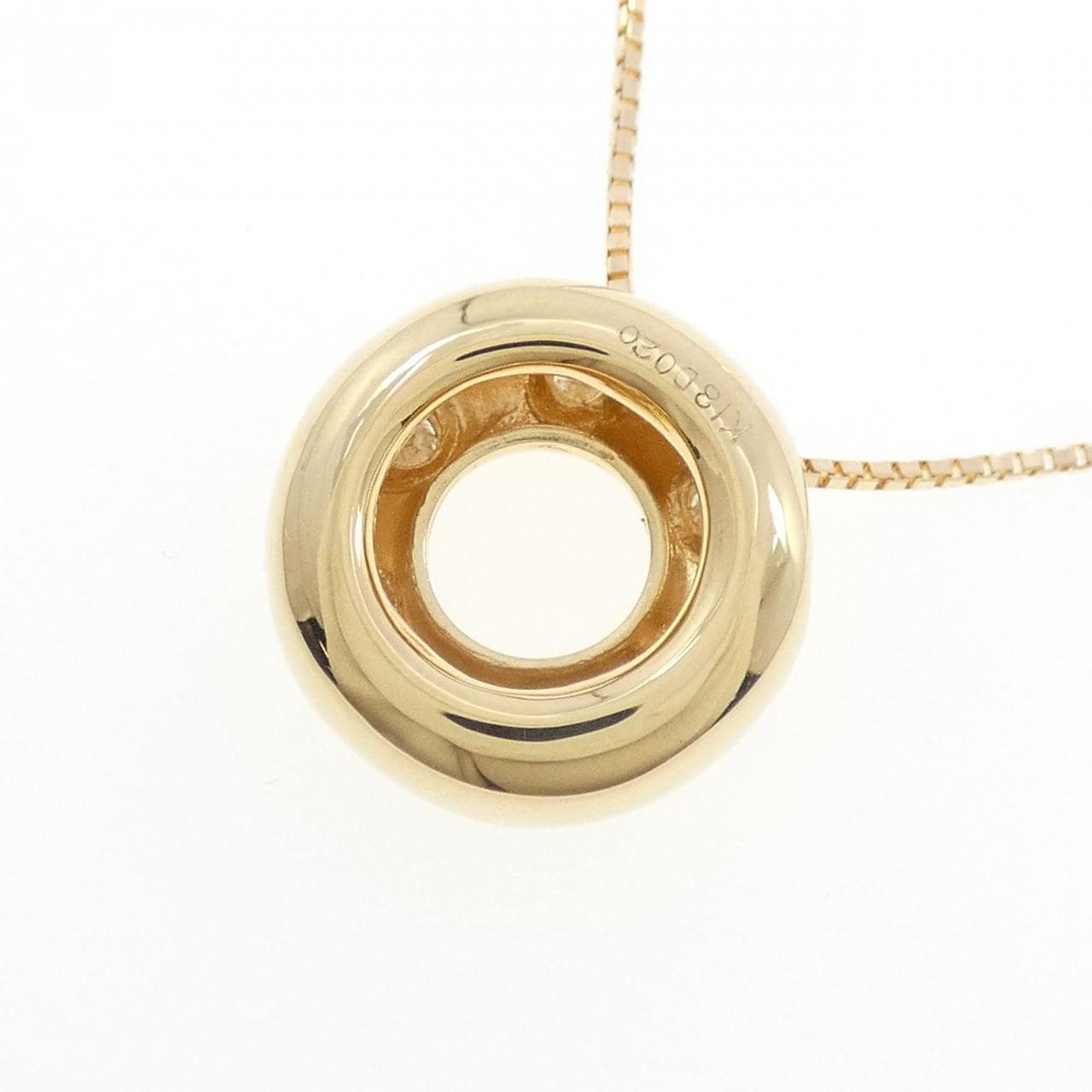 K18YG ダイヤモンド ネックレス 0.20CT