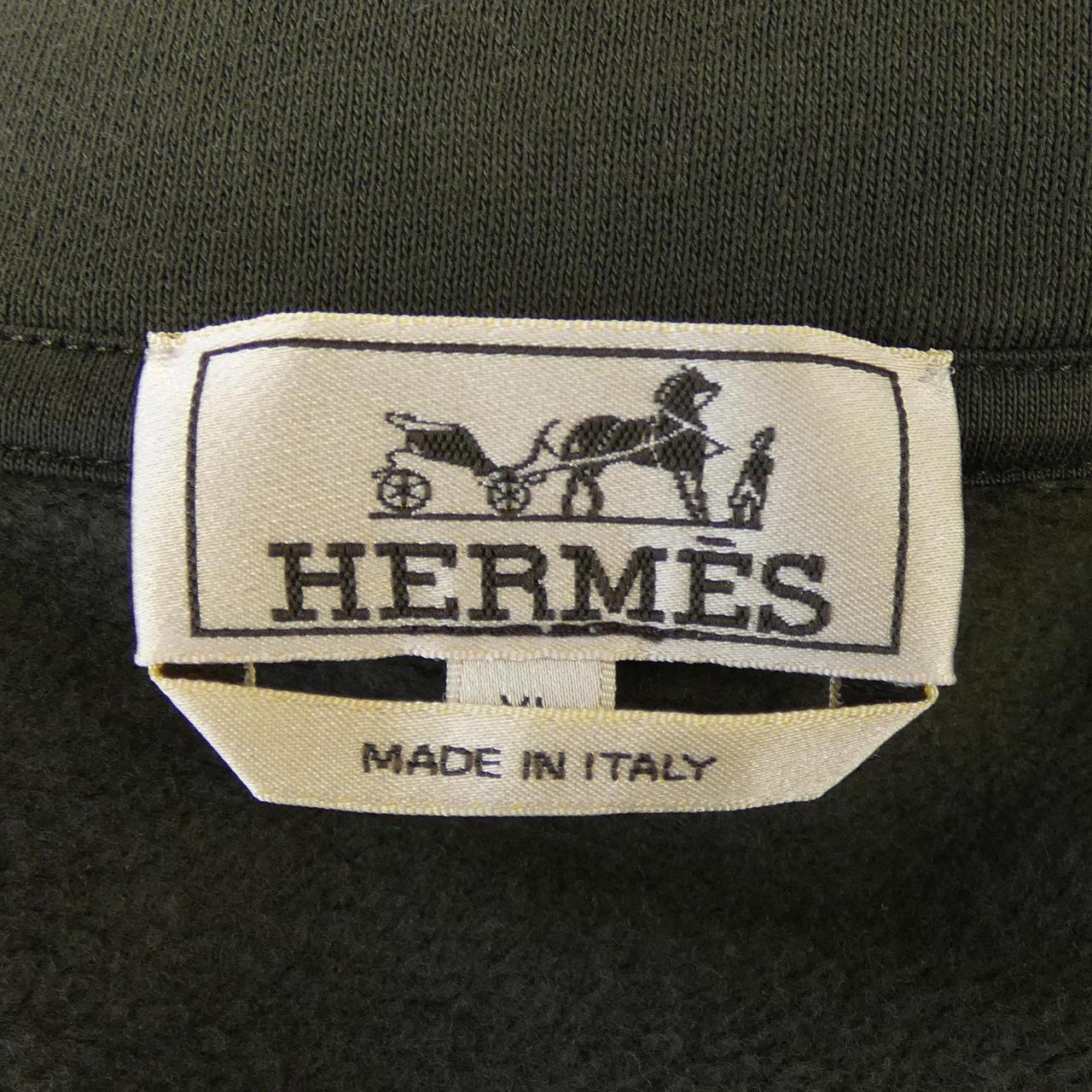 エルメス HERMES フーデッドパーカレザーパッチ　ETRIERS DECALES 367800HA パーカー