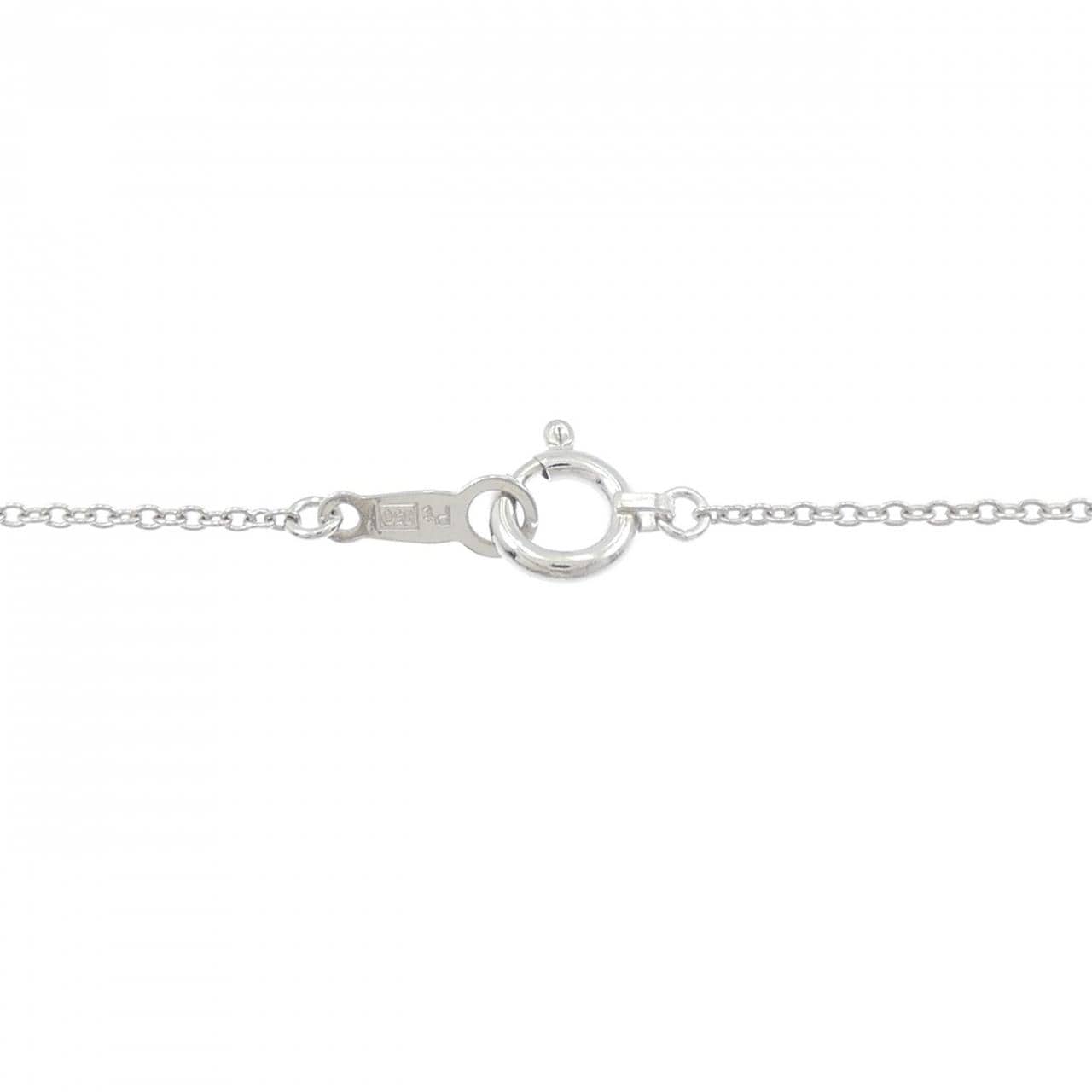 PT900/PT850 クロス ダイヤモンド ネックレス 0.30CT