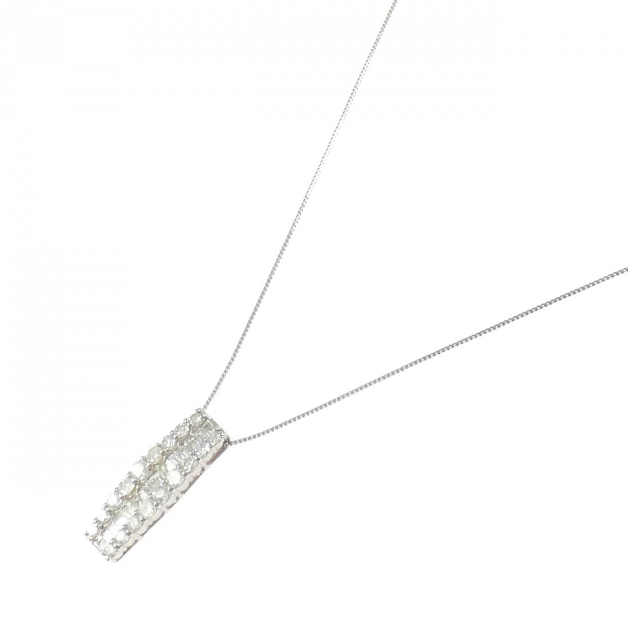 PT900/PT850 ダイヤモンド ネックレス 2.00CT