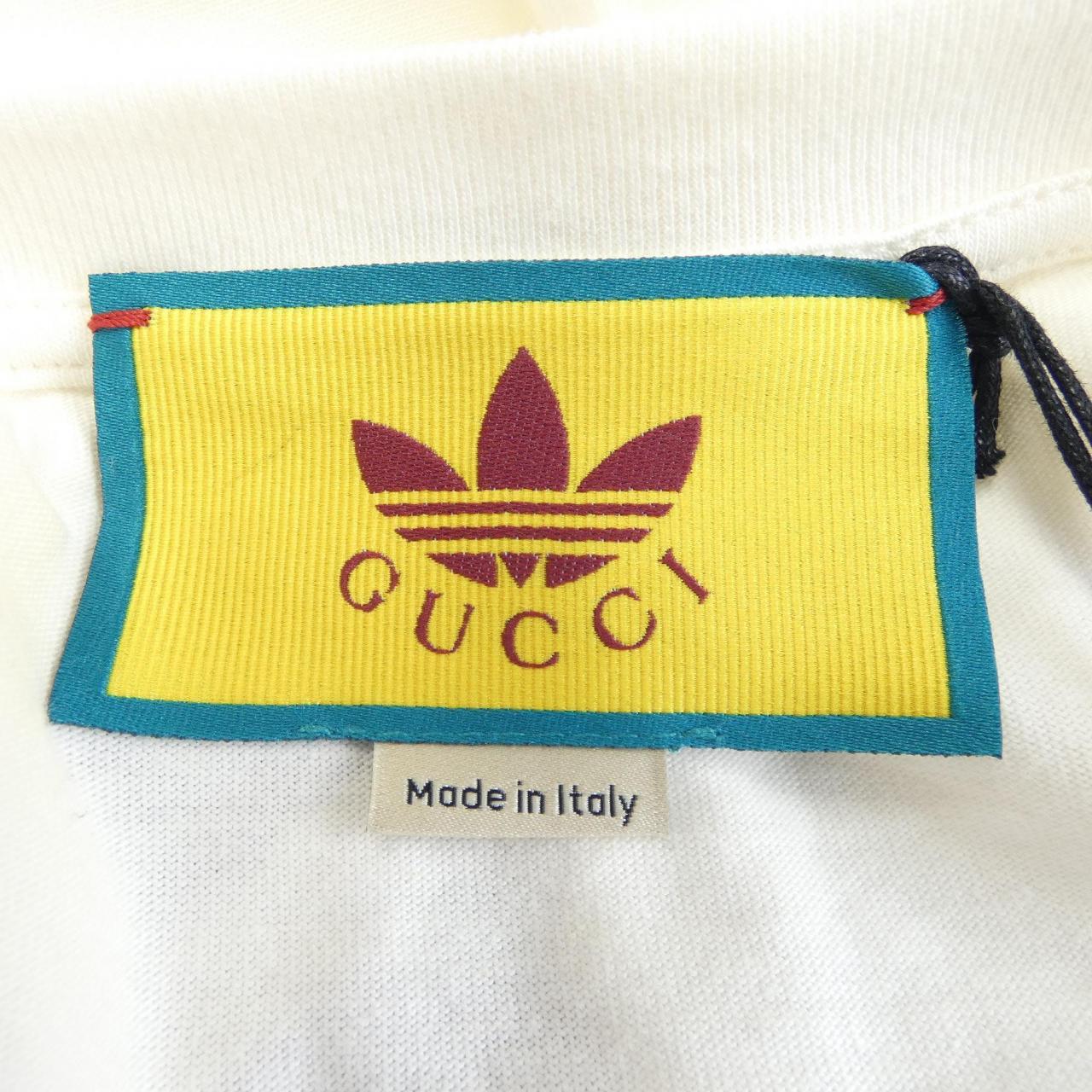 グッチ GUCCI ADIDAS コットンジャージーTシャツ 717422 XJEXJ Tシャツ