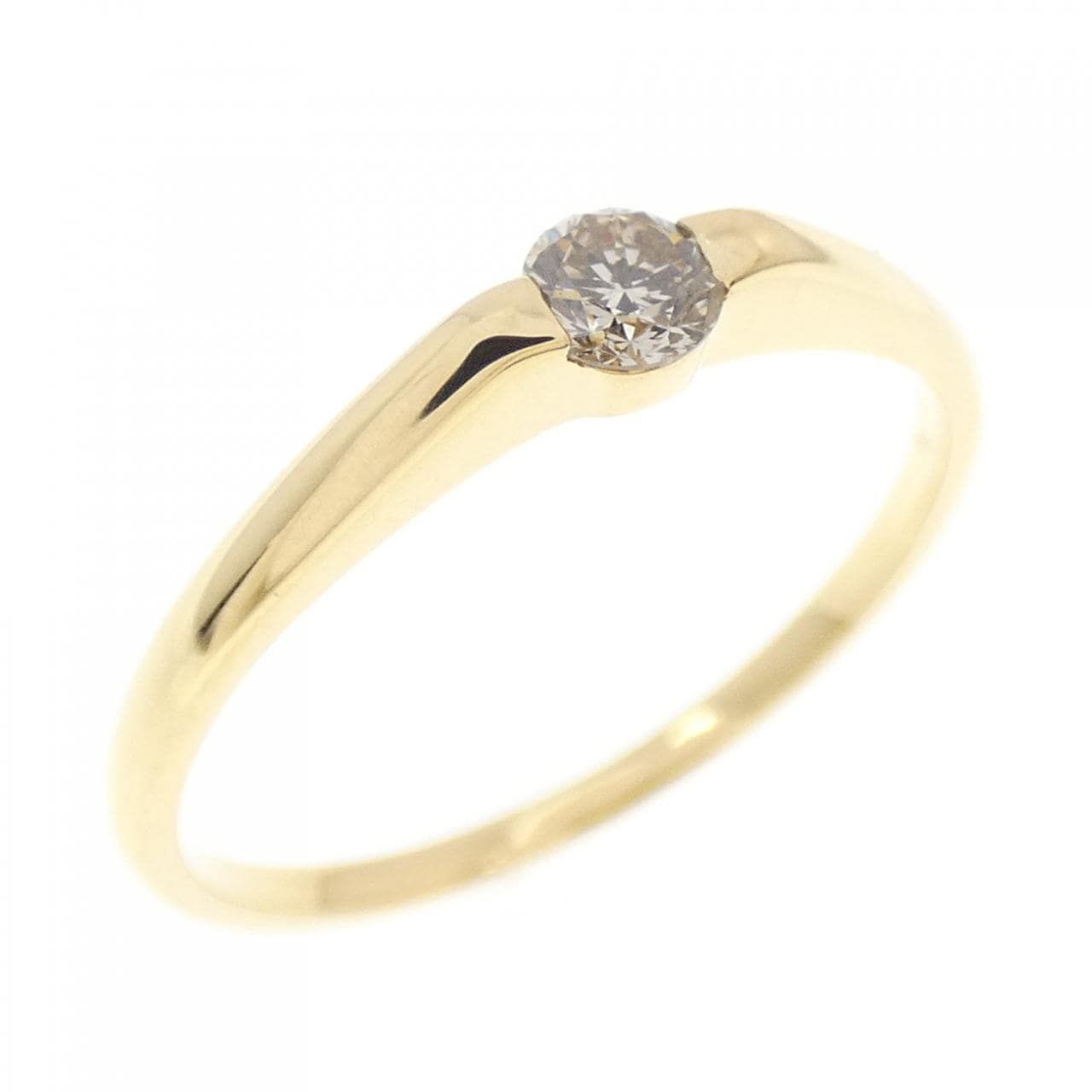 K18YG ダイヤモンド リング 0.10CT