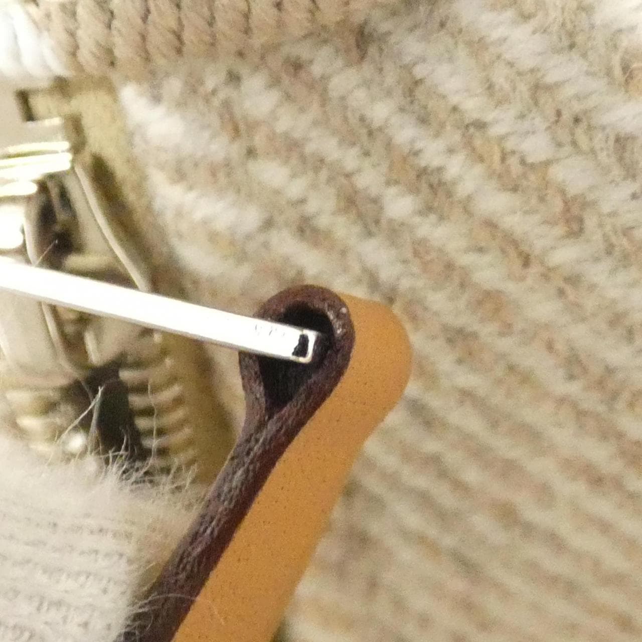 エルメス AU CARRE ブリッド ア ブラック GM 103803M ポーチ