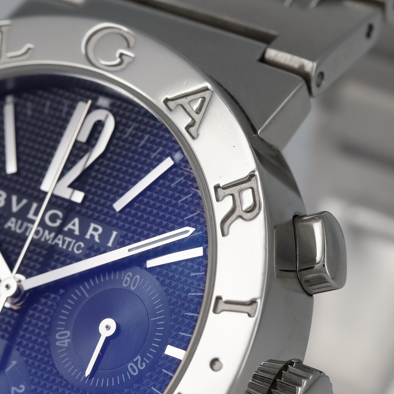 BVLGARI BVLGARI BVLGARI Chronograph BB38SSCH/BB38BSSDCH/AT SS Automatic