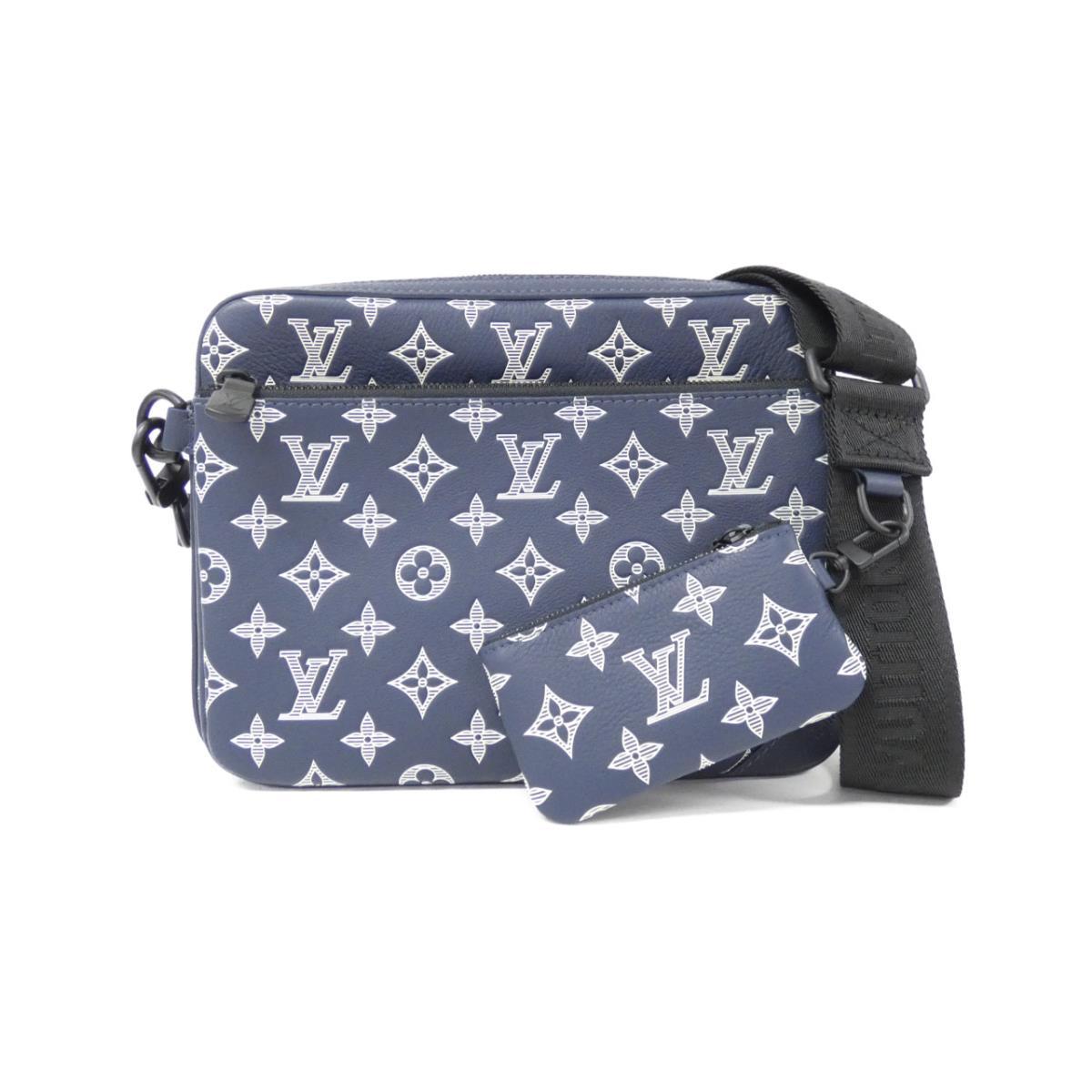 [未使用品] LOUIS VUITTON Monogram Shadow Trio 郵差包 M24753