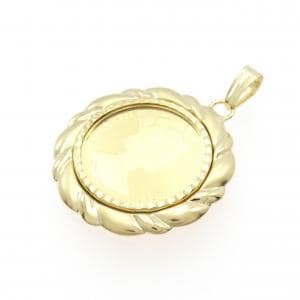 K18YG(枠) コイン ペンダント