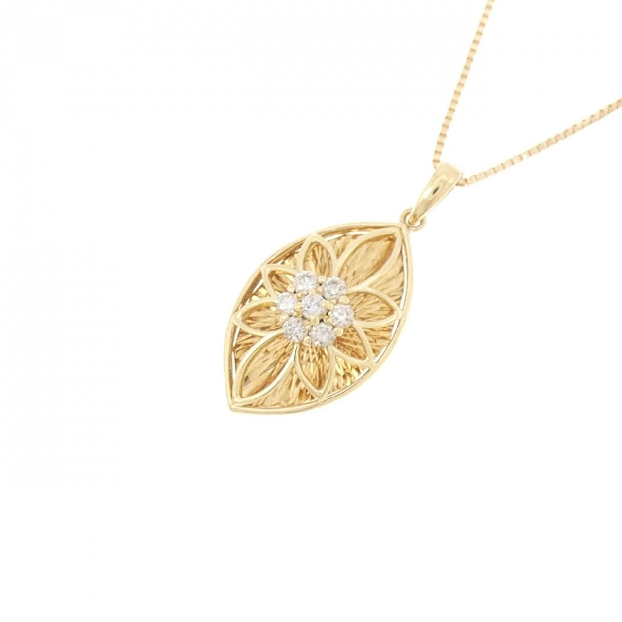 K18YG ダイヤモンド ネックレス 0.10CT