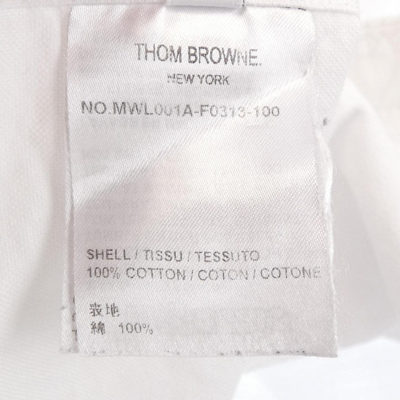 トムブラウン THOM BROWNE MWL001A-F0313 シャツ