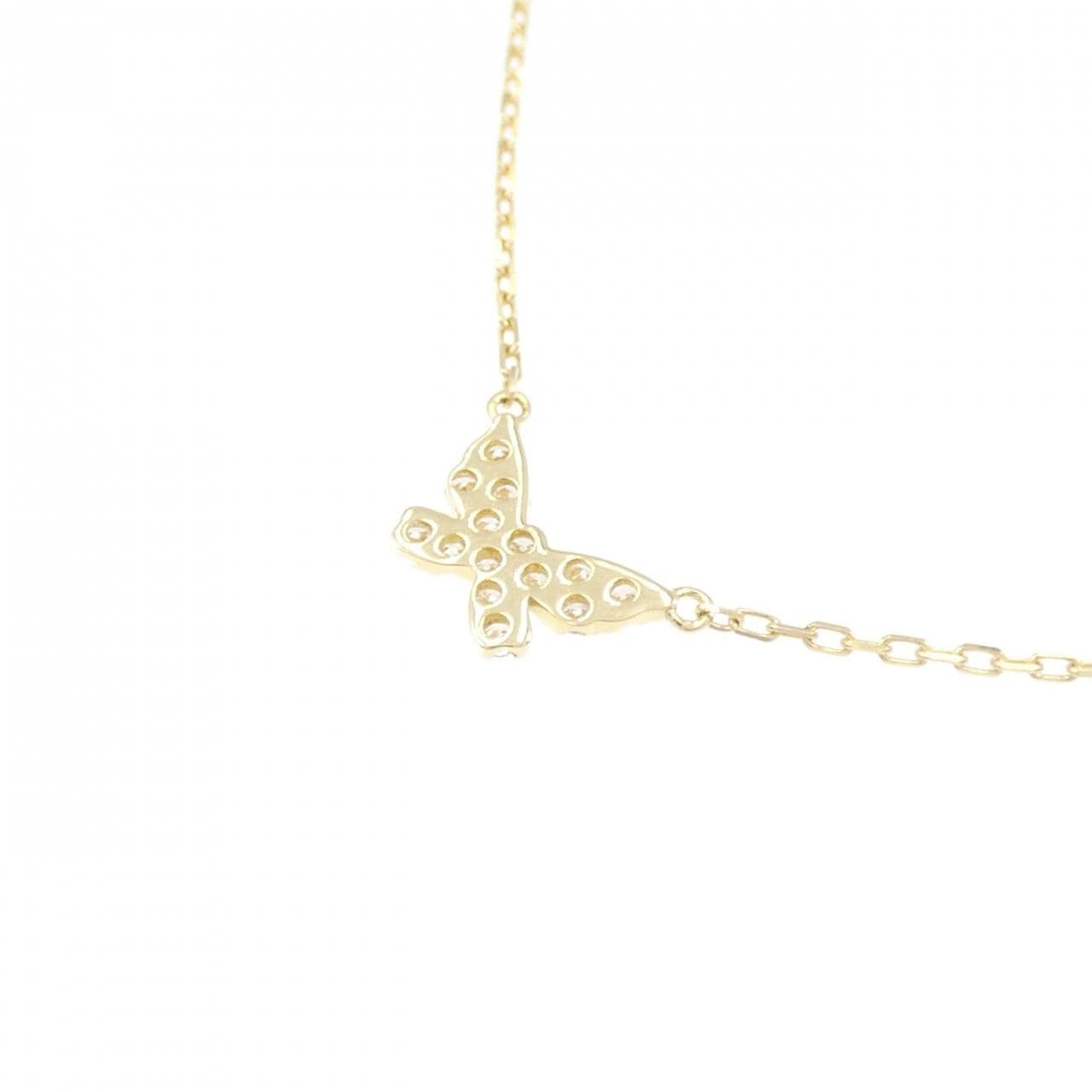 アーカー バタフライ ネックレス 0.06CT
