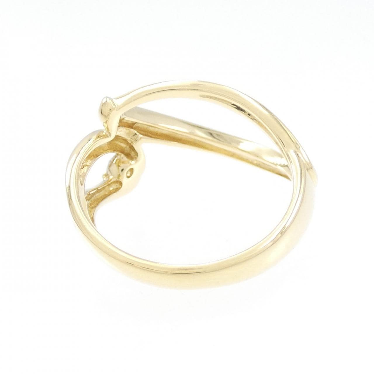 K18YG ダイヤモンド リング 0.09CT