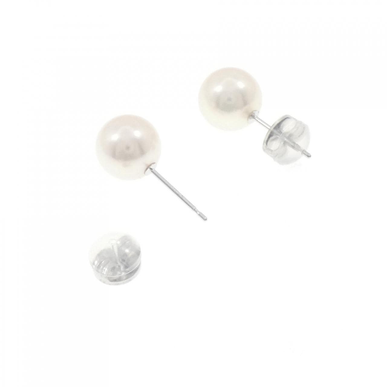 K14WG アコヤパール ピアス 7.8mm