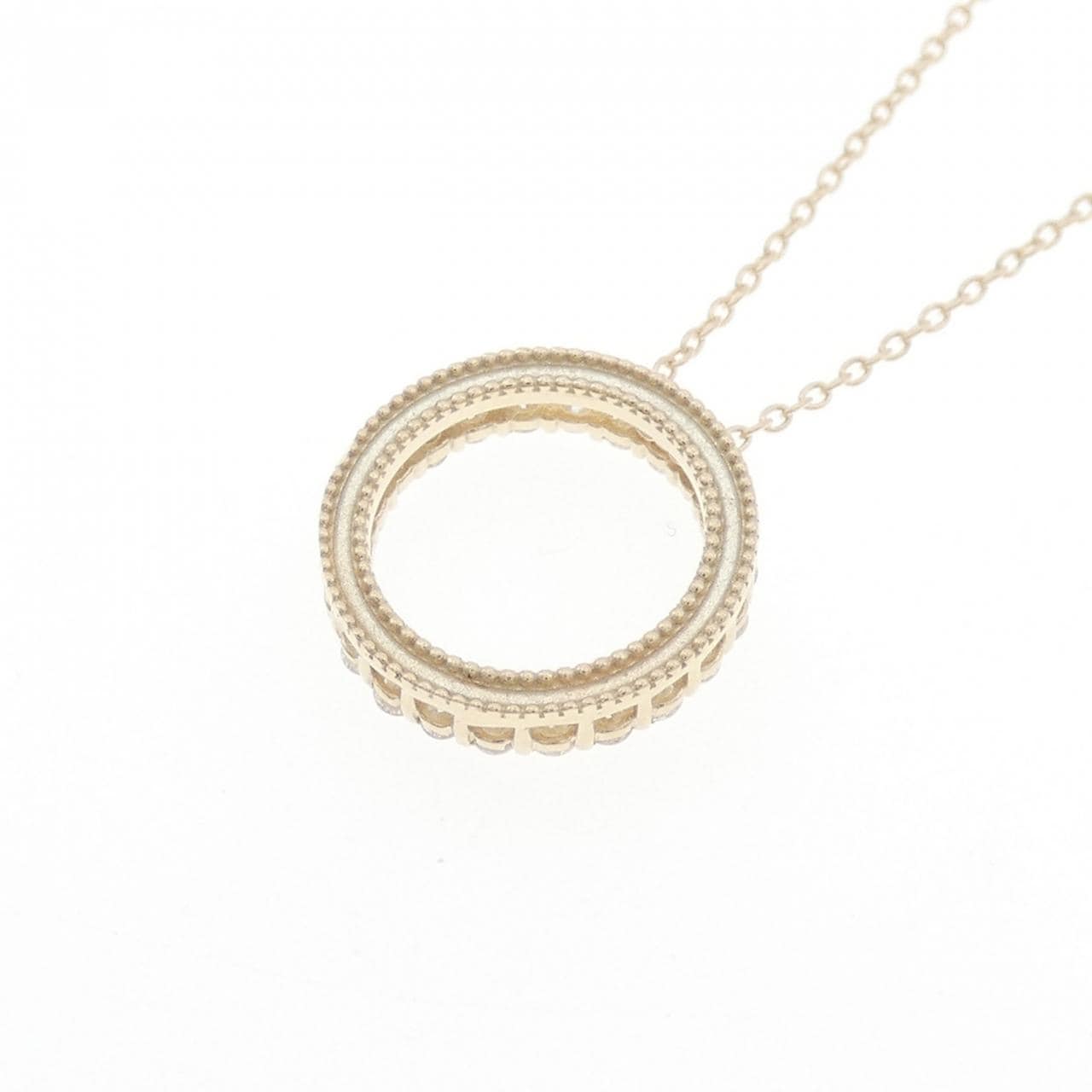 【リメイク】K10YG ダイヤモンド ネックレス 0.30CT