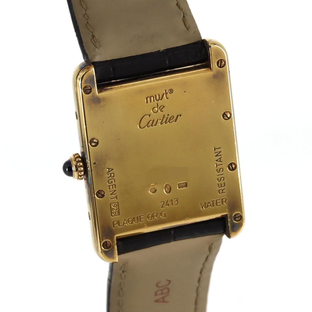 カルティエ マストタンクLMデイト GP W1013754 GP クォーツ