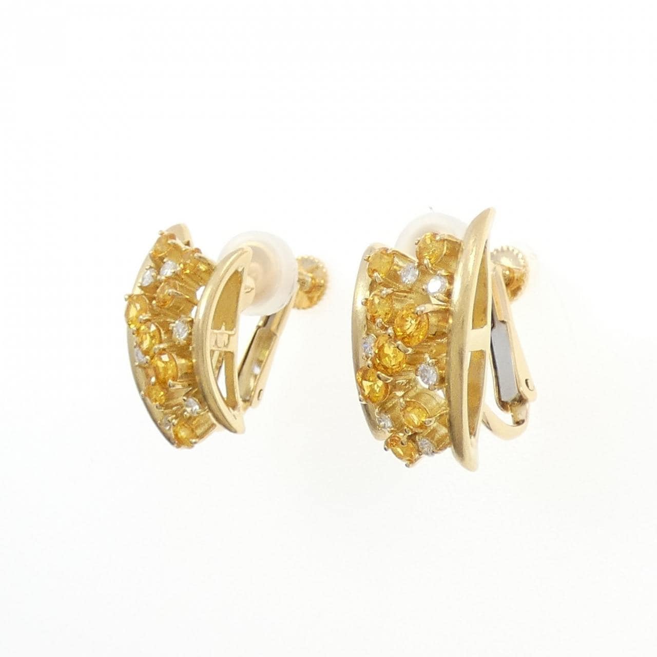 ジュネ サファイヤ イヤリング 1.94CT