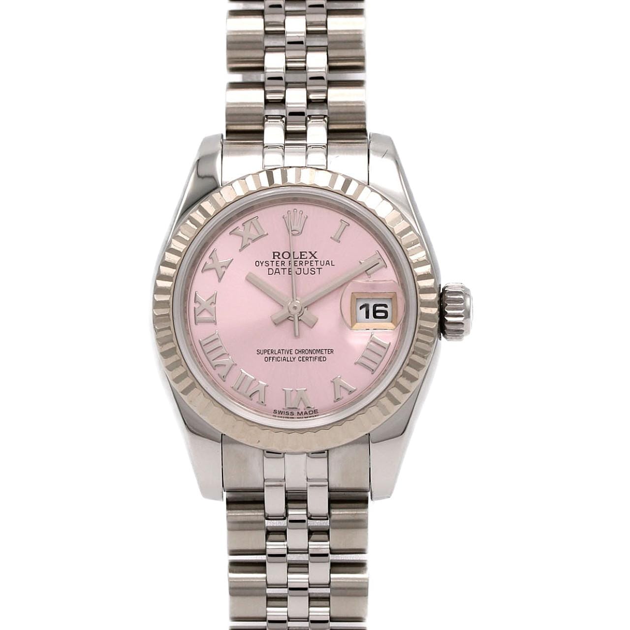 ロレックス デイトジャスト 179174 SSxWG 自動巻 ランダム番