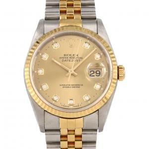 【ノーメンテナンス還元価格】ロレックス デイトジャスト 16233G SSxYG 自動巻 W番