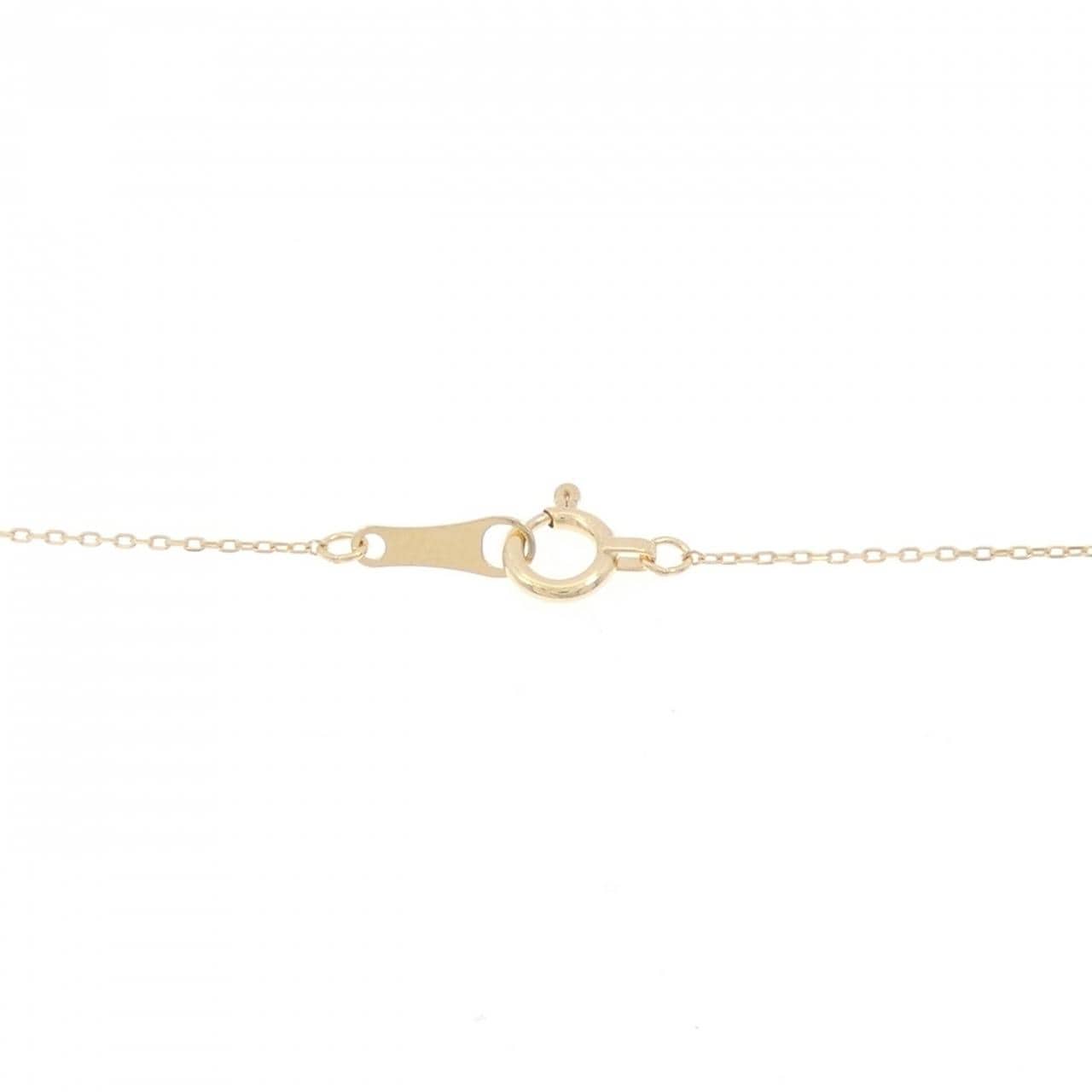 K18YG ハート ダイヤモンド ネックレス 0.10CT