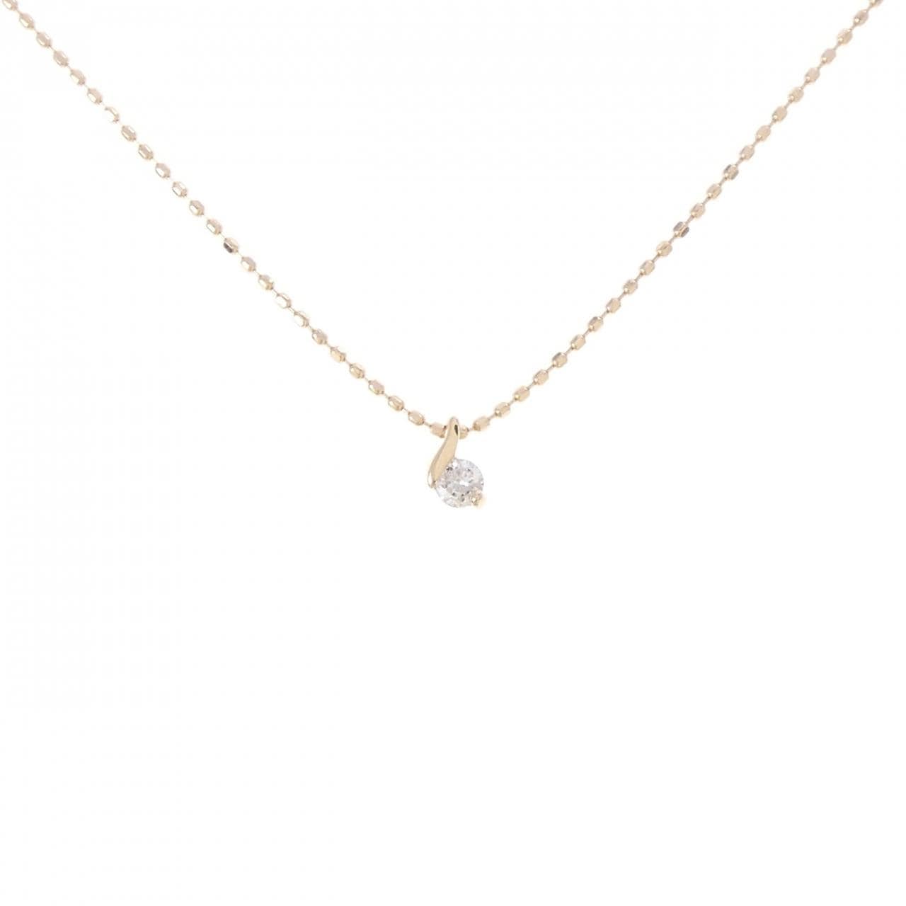K10PG ダイヤモンド ネックレス 0.07CT