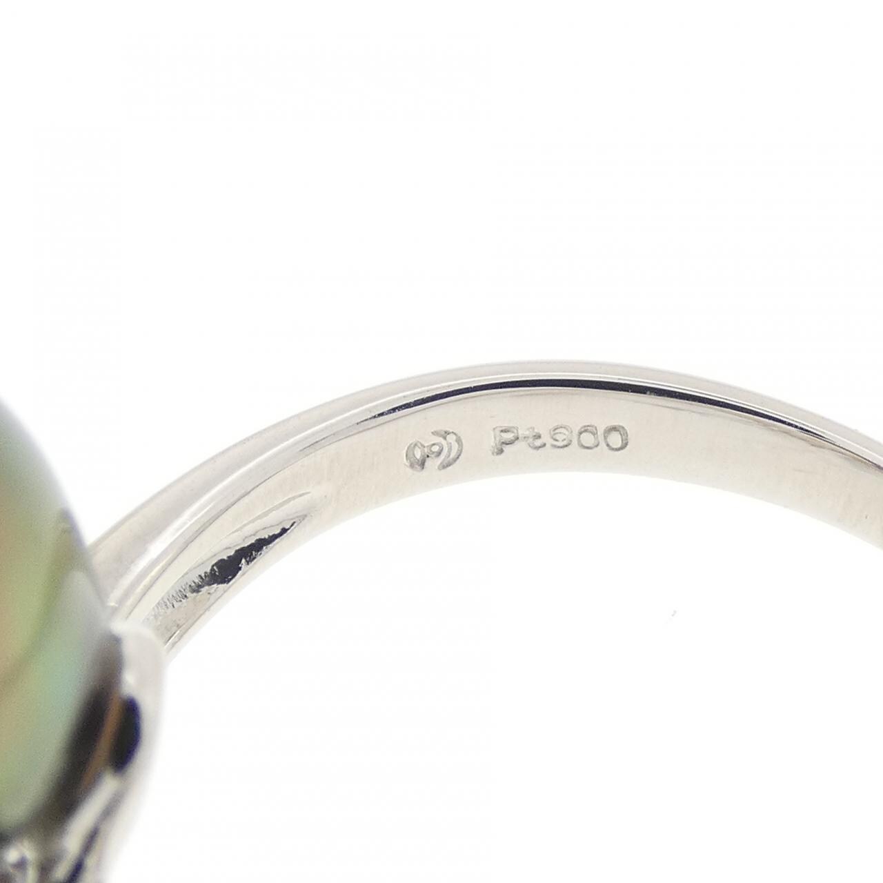 タサキ 黒蝶パール リング 9.4mm