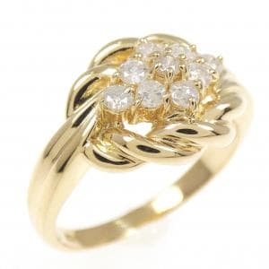 K18YG ダイヤモンド リング 0.31CT
