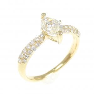 K18YG ダイヤモンド リング 0.82CT