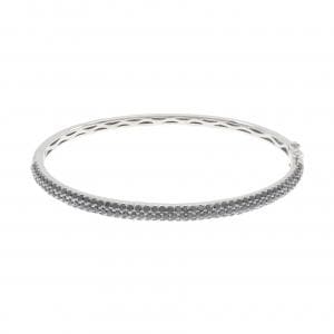 限定セール ブレスレット K14 WG ダイヤモンド レディース 0.24ct